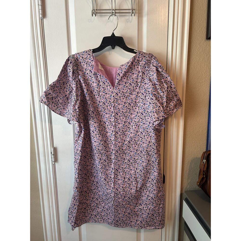 Hyacinth House Floral Pink XL Mini Dress - Picture 4 of 7